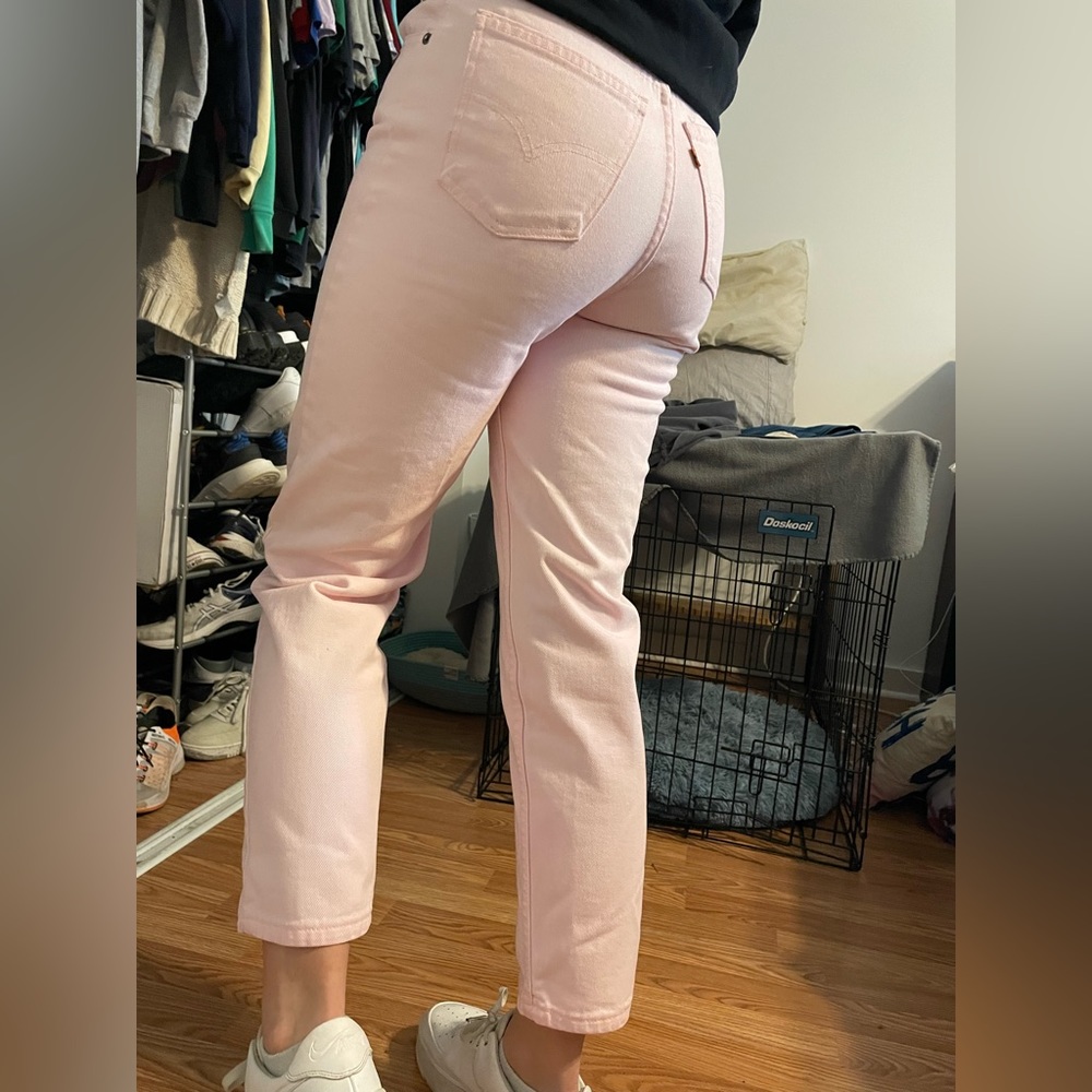 Light Pink Vintage Levi Jeans